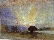 Joseph Mallord William Turner Sunset painting